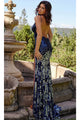 Jovani 09749 - Sequined Backless Prom Gown - Prom
