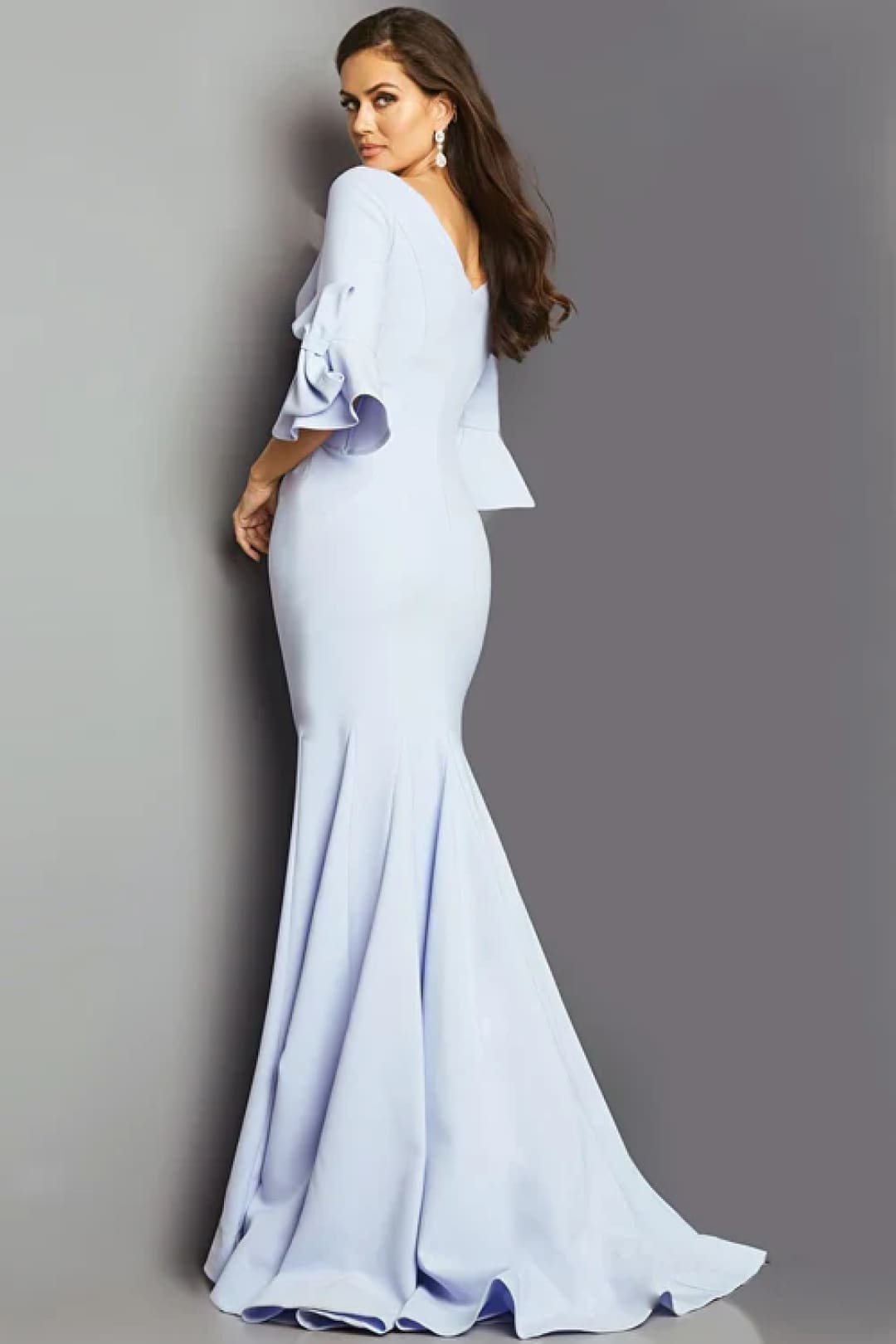 Jovani 09776 - Bateau Neck Evening Dress for Mother of the Bride - Prom