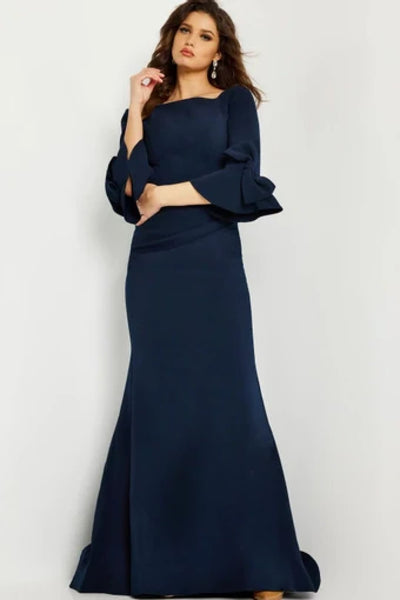 Jovani 09776 - Bateau Neck Evening Dress for Mother of the Bride - Prom