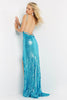 Jovani - 1012 Sequin Prom Gown with V-Neck - Prom