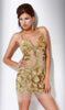 Jovani 14338 Illusion Sheath Dress with Sequined Details - Prom