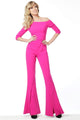 Jovani 1867 - Off-Shoulder Crepe Jumpsuit - Prom