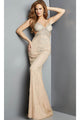 Jovani 2129 Bejeweled Cutout Evening Dress - Prom