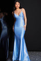 Jovani 220110 - Beaded Lace-Up Back Prom Dress - Prom