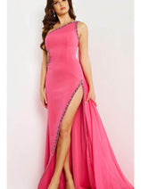 Jovani 22222 - Beaded Trim Sheath Evening Gown