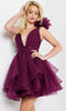 Jovani - 22279 After Prom Dress with Ruffle Shoulder - Prom