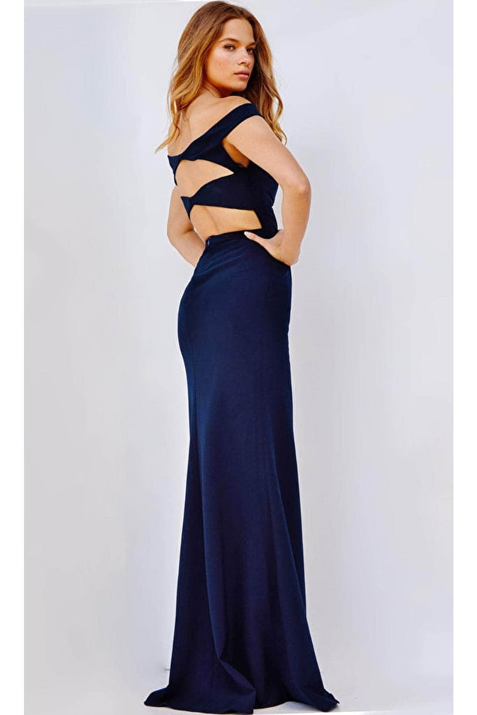 Jovani 22345 - Off-Shoulder Cutout Evening Dress - Prom