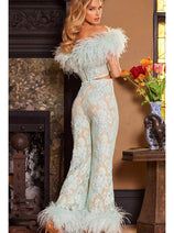 Jovani 22350 - Two-Piece Pant Suit with Tailored Jacket