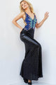 Jovani 22521 - Enchanting Butterfly Sequin Prom Dress - Prom