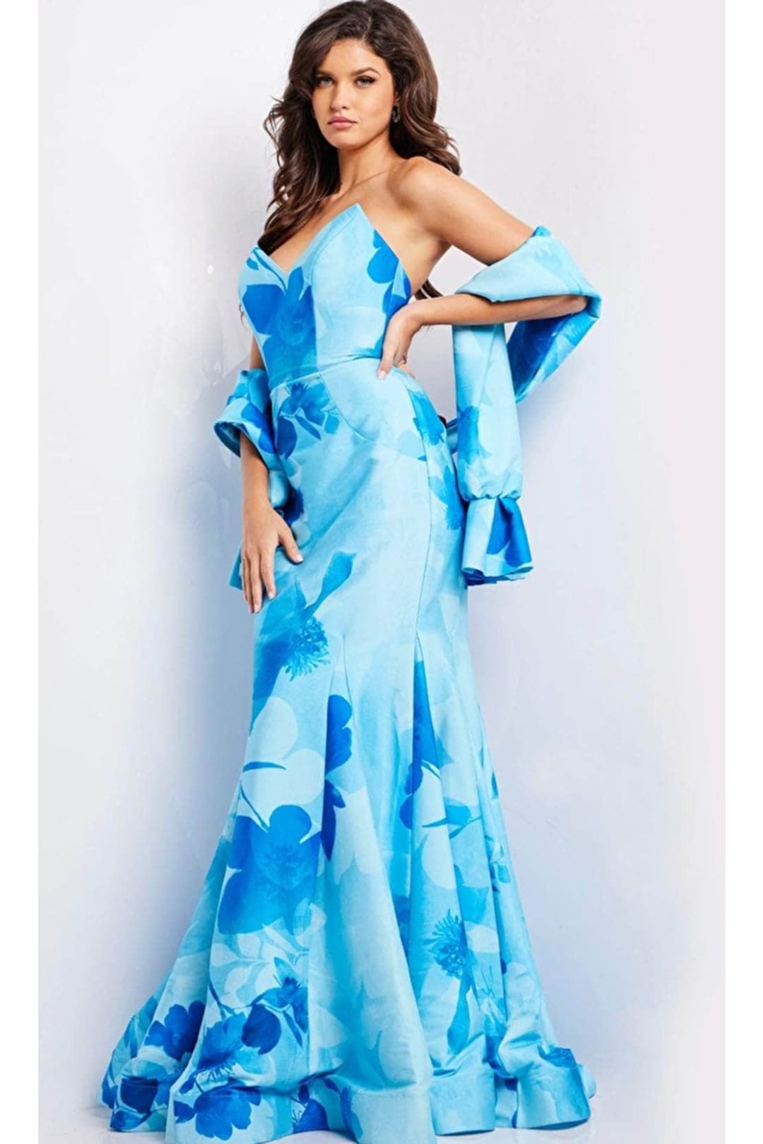 Jovani 22706 - Floral Printed Dress - Prom