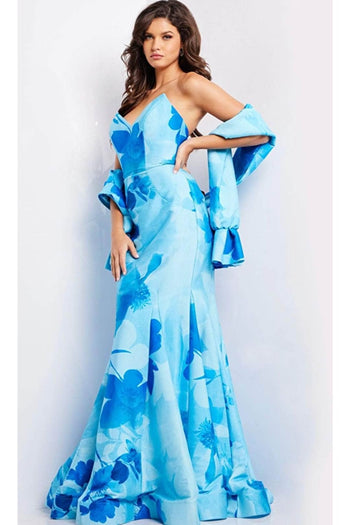 Jovani 22706 - Floral Printed Dress - Prom