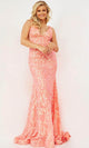 Jovani 22811 - Iridescent Sequined Evening Gown - Prom