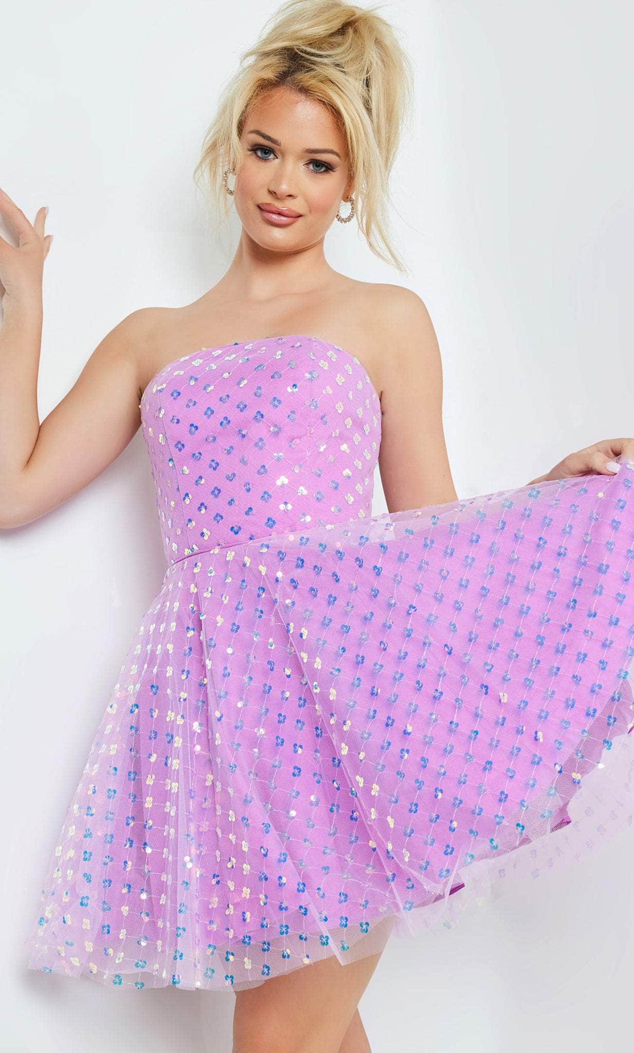 Jovani 22815 - Strapless Tulle Evening Dress - Prom