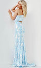 Jovani 22853 - Sequin Cutout Midriff Prom Dress - Prom
