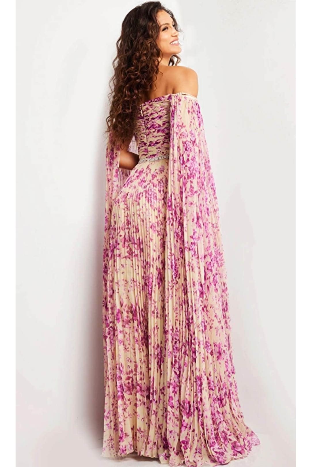 Jovani 22941 - Asymmetric Beaded Sheath Dress - Prom