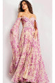 Jovani 22941 - Asymmetric Beaded Sheath Dress - Prom