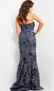 Jovani 23031 - Elegant Strapless Lace Evening Dress - Prom