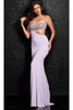 Jovani 23128 - Asymmetric Cutout Sheath Gown - Prom