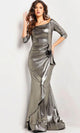 Jovani 23136 - Off-Shoulder Mermaid Evening Gown - Prom