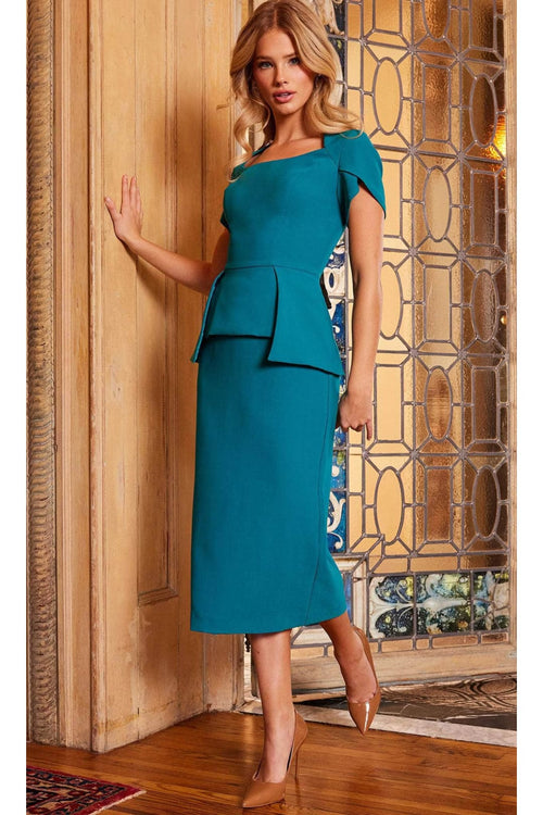 Jovani 23189 - Elegant Peplum Sheath Formal Dress - Prom