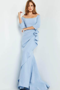 Jovani 23190 - Off-Shoulder Trumpet Evening Dress - Prom