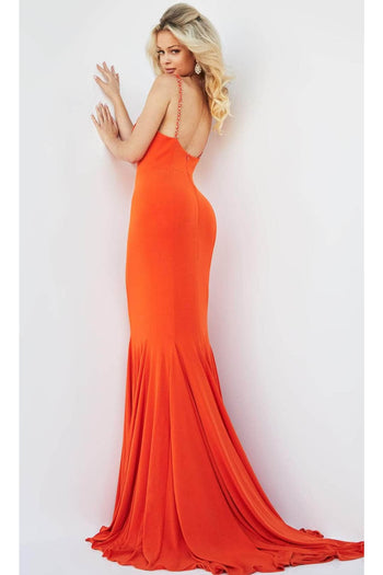 Jovani 23201 - Beaded Cowl Neck Prom Dress - Prom