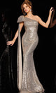 Jovani 23355 - One Shoulder Shimmer Evening Gown - Prom