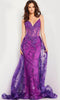 Jovani 23530 - Prom Dress with Embellished Overskirt - Prom