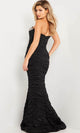 Jovani 23546 - Strapless Shirred Mermaid Prom Dress - Prom
