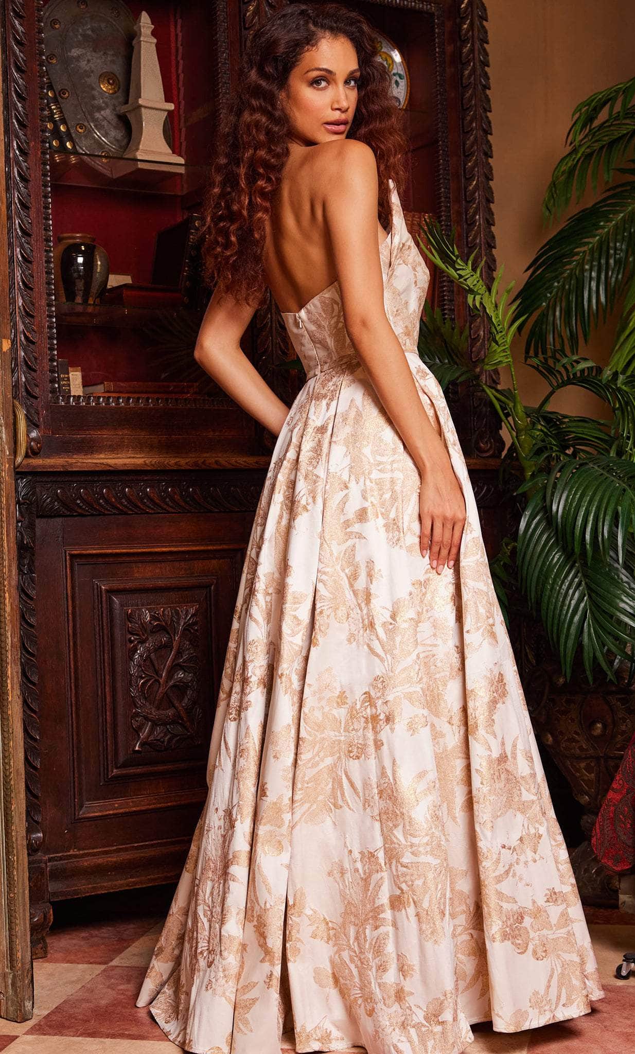 Jovani 23625 - Strapless A-Line Evening Gown - Prom