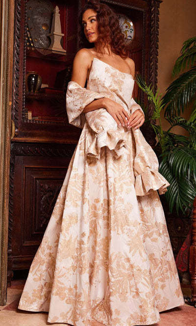 Jovani 23625 - Strapless A-Line Evening Gown - Prom