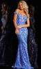 Jovani 23675 - Iridescent Sequin Prom Gown - Prom