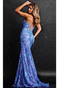 Jovani 23676 - Strappy Back Prom Gown - Prom