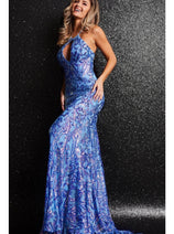 Jovani 23676 - Strappy Back Prom Gown