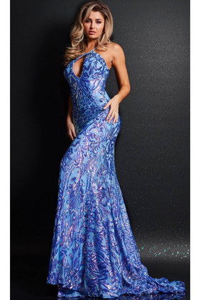Jovani 23676 - Strappy Back Prom Gown
