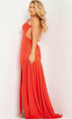 Jovani 23688 - Dazzling Glitter V-Neck Prom Dress - Prom