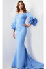 Jovani 23716 - Off-Shoulder Ruffled Detail Prom Dress - Prom