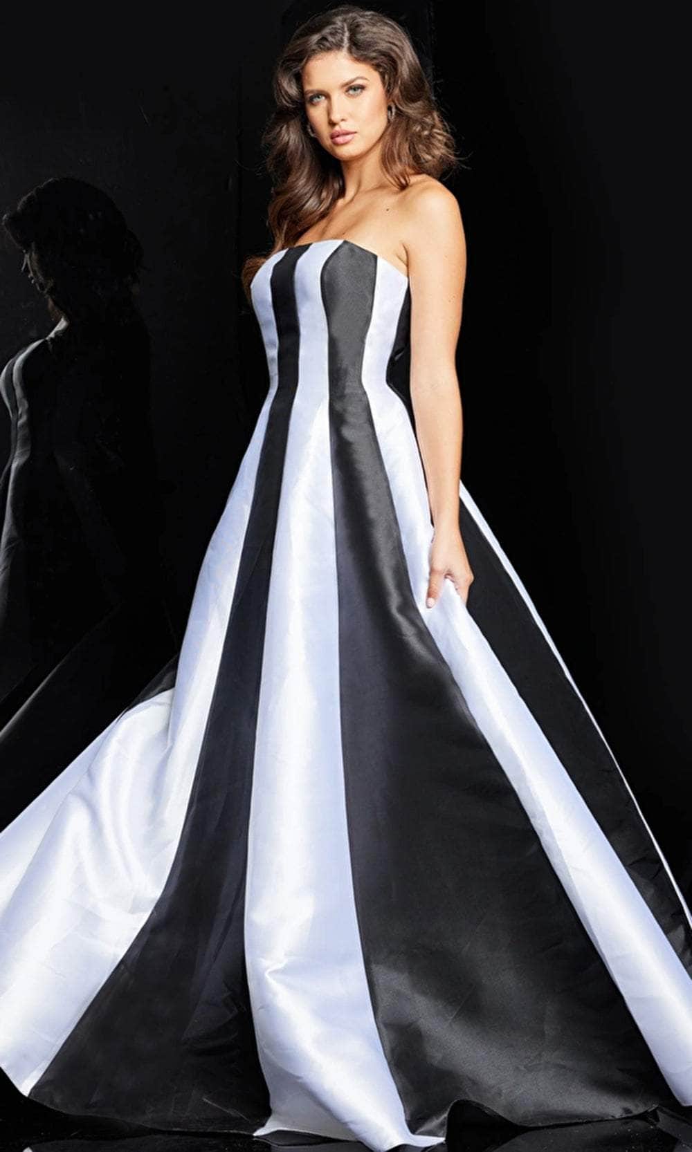 Jovani 23728 - Strapless A-line Gown - Prom