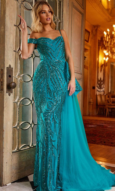 Jovani 23777 - Sweetheart Neckline Sheath Prom Dress - Prom