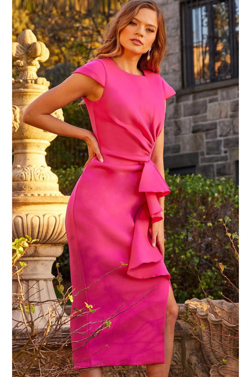 Jovani 23856 - Jewel Tea-Length Cocktail Dress - Prom