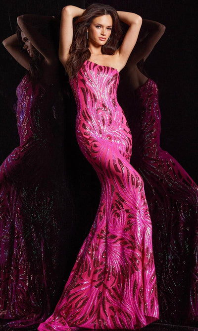 Jovani 23876 - One Shoulder Prom Gown - Prom