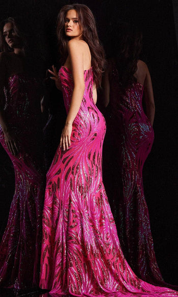 Jovani 23876 - One Shoulder Prom Gown - Prom