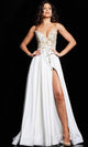Jovani 23937 - Deep V-Neck Evening Gown - Prom