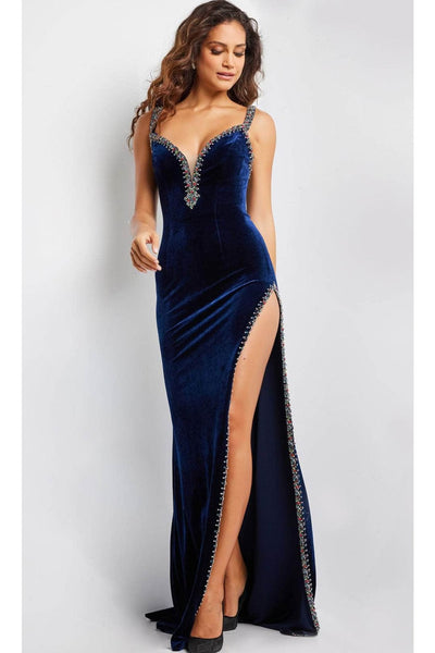 Jovani 23939 - Column Evening Gown with Sleeveless Design - Prom