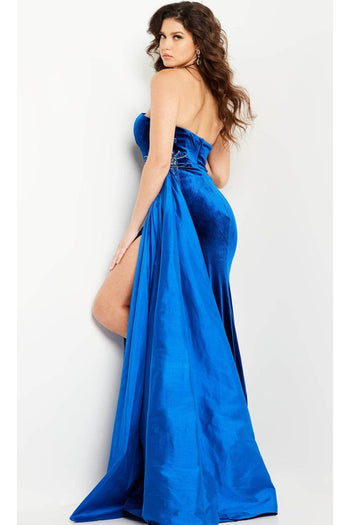Jovani 23942 Velvet Evening Gown - Prom
