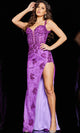 Jovani 23952 - Floral Embroidered Beaded Gown - Prom