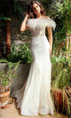 Jovani 23958 - Boned Bodice Glittery Mermaid Gown - Prom