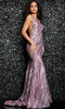 Jovani 24031 - Mermaid Prom Dress with Sequin Motif - Prom