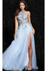 Jovani 24094 Stunning Halter Tulle Ballgown - Prom