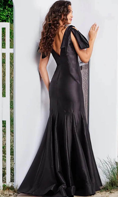 Jovani 24193 - V-Neck Mikado Evening Gown - Prom